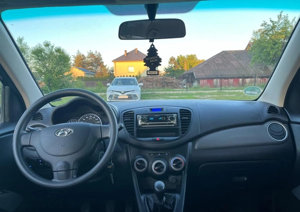 Hyundai i10 cena 15500 przebieg: 150000, rok produkcji 2012 z Działdowo małe 79